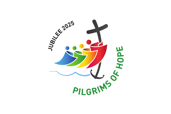 Jubilee 2025 logo - Pilgrims of Hope