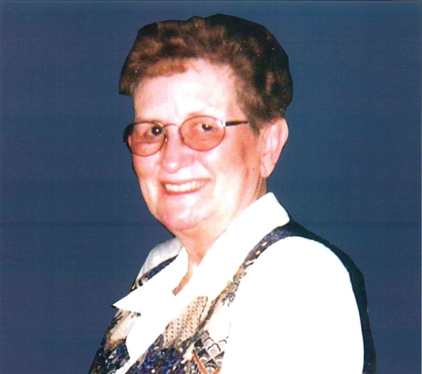 A close up portrait picture of deceased parishioner Louise Goodin